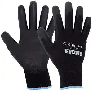 Arbeitshandschuhe sbs nylonhandschuhe 12 paar groesse 10