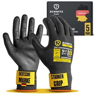 Work gloves SCHMITZ.Tools assembly gloves, professional