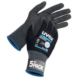 Work gloves uvex phynomic XG assembly gloves, pack of 5