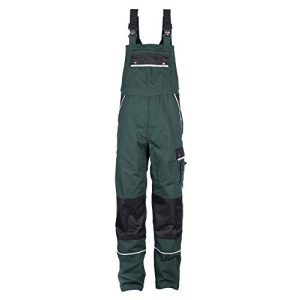 Salopette de travail Salopette TMG pantalon de travail toile 320g/m² vert