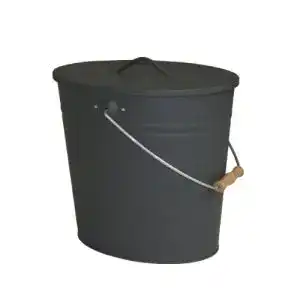 Ascheeimer axentia kamino flam mit deckel kohleeimer 15 liter