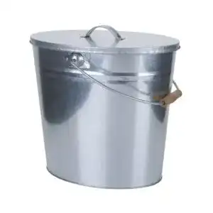 Ascheeimer kamino flam kamino flam zink mit deckel