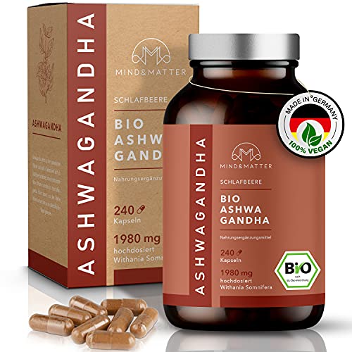 Ashwagandha mind&matter ® Premium Bio VEGAN, 240 Kapseln