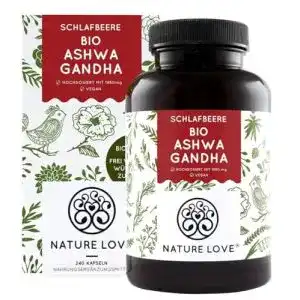 Ashwagandha nature love bio hochdosiert