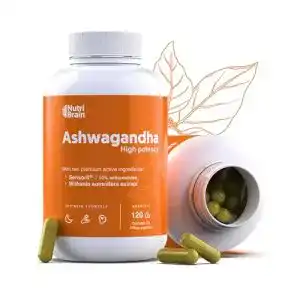Ashwagandha nutribrain kapseln hochdosiert 4 monate vorrat