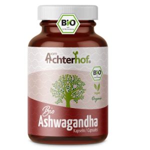Ashwagandha vom-Achterhof kapsler økologiske 150 stk