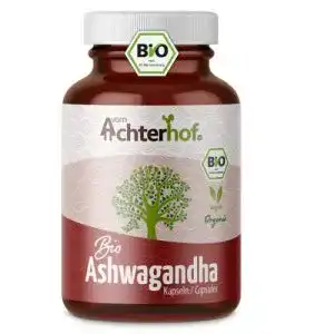 Ashwagandha vom achterhof kapseln bio 150 stueck