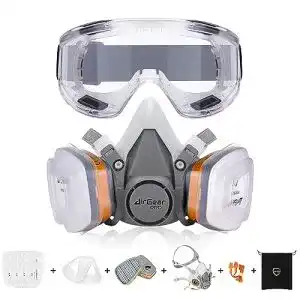Atemschutzmaske airgearpro g 500 mit a1p2 filter gasmaske