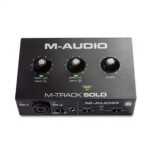 Audio interface m audio m track solo usb audio interface