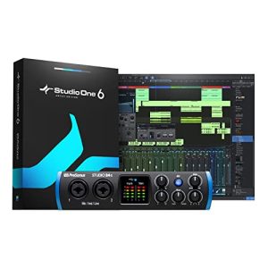 Interface de áudio PreSonus Studio 24c, 2 entradas/2 saídas