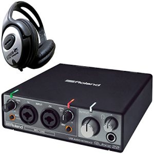 Interfaz de audio Roland Rubix22 USB + auriculares keepdrum