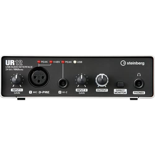 Interface de áudio Steinberg UR12 Interface de áudio móvel USB