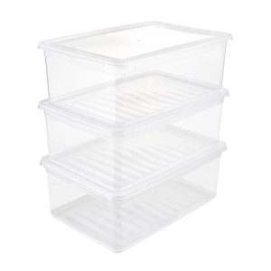 Storage box keeeper with Air Control System, 3-piece set