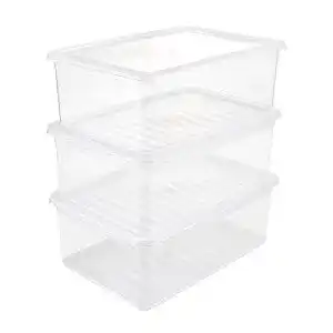 Aufbewahrungsbox keeeper mit air control system 3 teiliges set