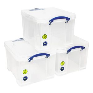 Storage box Really Useful pack of 3, colorless