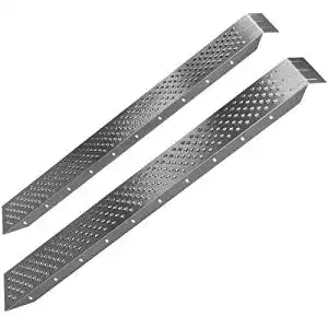 Auffahrrampe monzana 2x 400 kg tragfaehigkeit galvanisiert