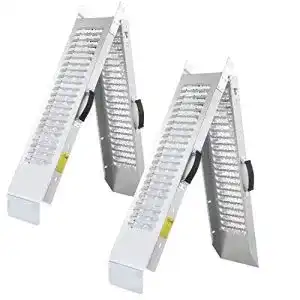 Auffahrrampe monzana 2x 400kg je 200kg klappbar