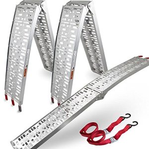 Rampe d'accès MS-Point BITUXX® 2X rampe moto/aluminium