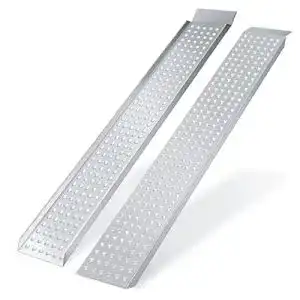 Auffahrrampe randaco 2pcs faltbare verladerampe 400 kg