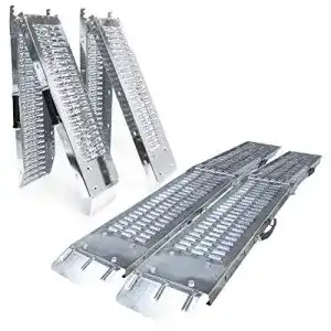 Auffahrrampe vounot 2 x faltbare laderampen 400 kg max