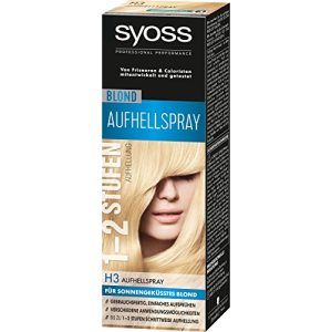 Spray clareador Syoss H3 Blond spray clareador nível 3, embalagem de 3
