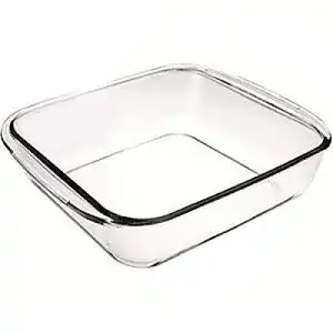 Auflaufform ibili 480625 kristall glas transparent 25 x 22 x 5 cm