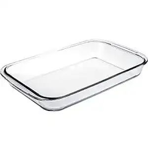 Auflaufform ibili 480730 kristall rechteckig glas transparent
