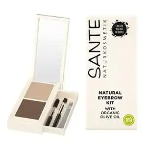 Augenbrauenpuder sante naturkosmetik natural eyebrow kit