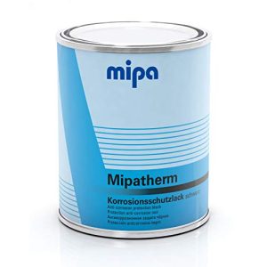Eksosmaling MIPA therm svart varmebestandig 800°C (750ml)