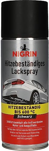 Auspufflack NIGRIN Lackspray, 400 ml, mattschwarzer Autolack