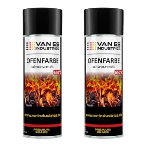 Exhaust paint VE-INDUSTRIES thermal paint 2 x 400ml spray oven paint