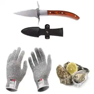 Austernmesser - austernmesser kaqisen oyster knife set austernoeffner schnittfest