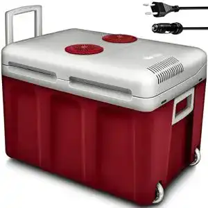 Auto kuehlbox tillvex kuehlbox elektrisch 40l mit rollen