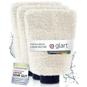 Auto waschhandschuh glart mikrofaser waschhandschuh 3er set