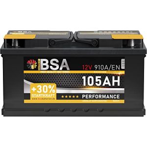 Bilbatteri BSA BATTERI HØYKVALITETSBATTERIER BSA 105Ah