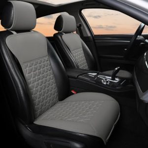 Car Seat Covers Black Panther 1 Pair Luxury PU Leather Seat Covers