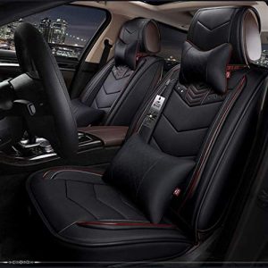Capas para assento de carro Conjunto de capa de assento universal Ededi, couro luxuoso