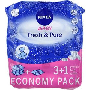 Baby Feuchttücher Nivea Babywipes pure & fresh 63 (4 pack)