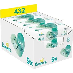 Baby wipes Pampers Aqua Pure, 432 wipes