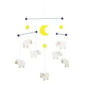 Baby mobile goki mobile schafe aus holz