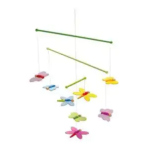 Baby mobile goki mobile schmetterlinge 33 x 42 cm holz 8 teile