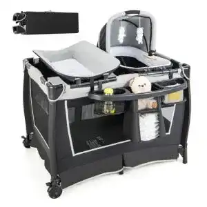Baby reisebett costway 6 in 1 reisebett mit matratze mobil