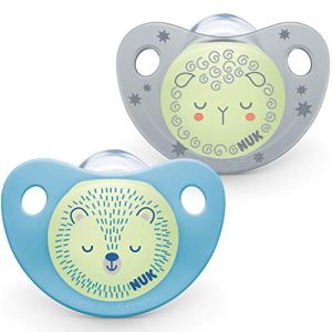 Baby pacifier NUK Trendline Night pacifier, 0-6 months