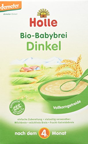 Babymat Holle økologisk babygrøt spelt, 3 x 250 g