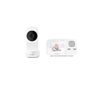 Monitor de bebê com câmera Amazon Basics, com tela colorida