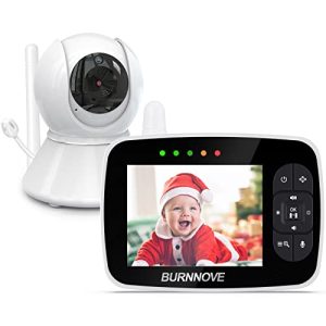 Babyalarm med kamera BURNNOVE 3.5 tommer babyalarm