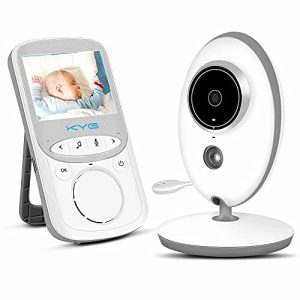 Monitor de bebê com câmera Monitor de bebê KYG 2.4 GHz, 2.4” HD
