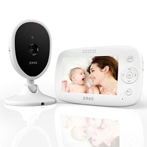 Baby monitor with camera ZREE, 4.3 inch video surveillance