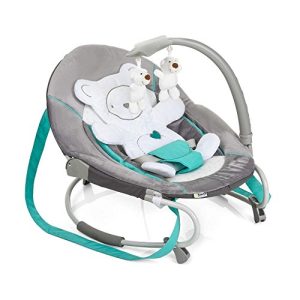 Hauck baby rocker, leisure, rocking function, play arch