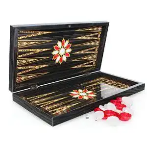 Backgammon semus orientalische tavla xxl intarsien look